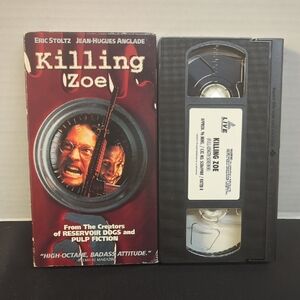 4/$20 Killing Zoe Promotional Screening VHS